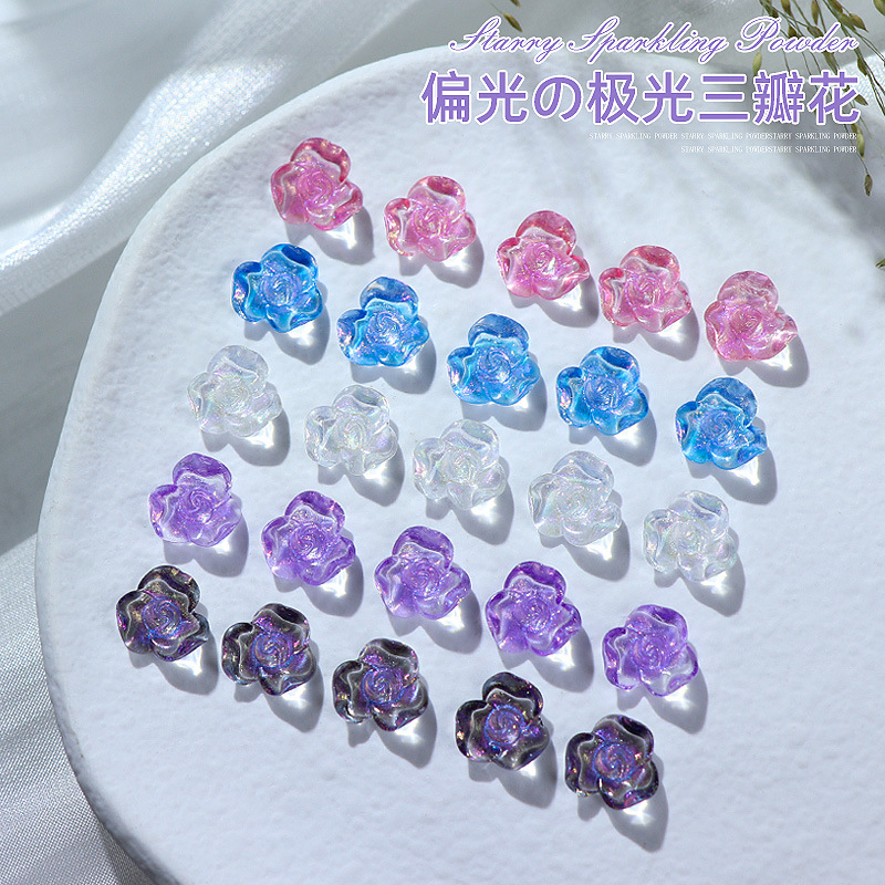Resin Glitter Pack - 50 pièces/paquet 10x10mm paillettes fines pour