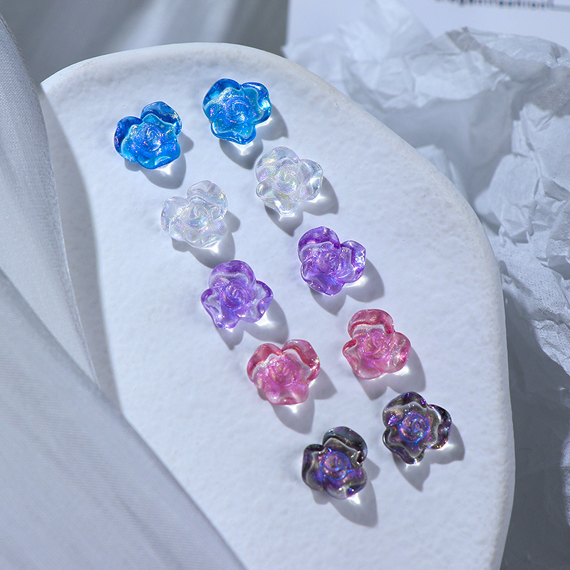 50 pièces/paquet 10x10mm paill - Resin Glitter Pack avis et prix
