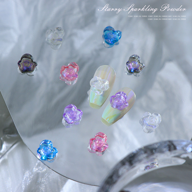 50 pièces/paquet 10x10mm paill - Resin Glitter Pack avis et prix