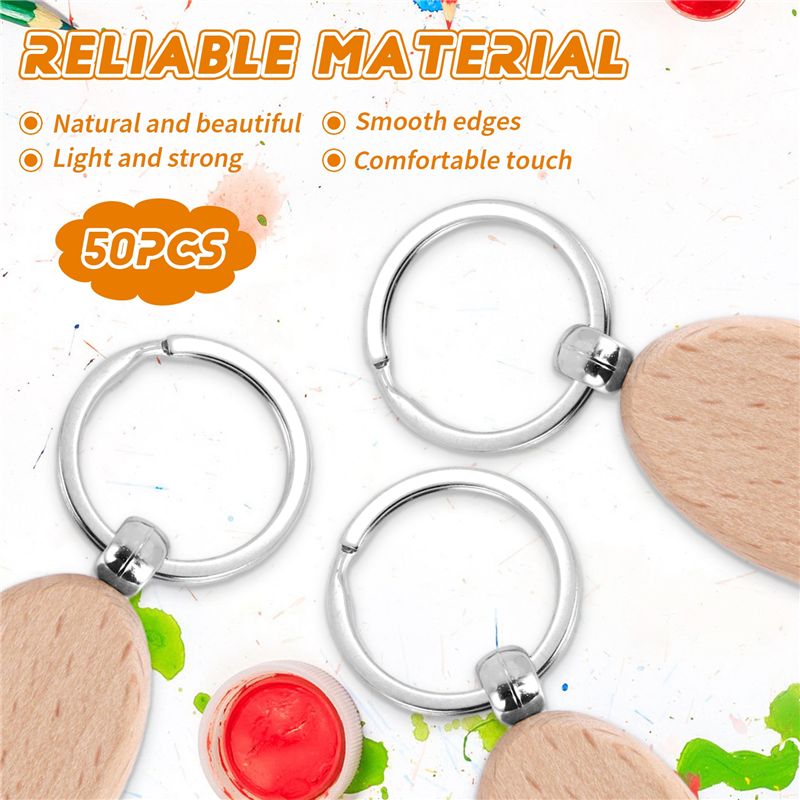 AT05-1 Ensemble de porte-clés  - Wood Ring Blank avis et prix