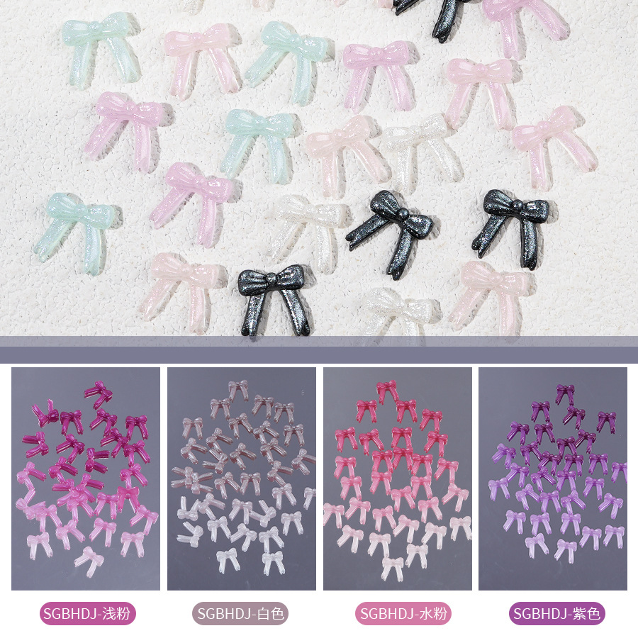 100 pièces/paquet Nouveaux nœu - Resin Glitter Pack avis et prix
