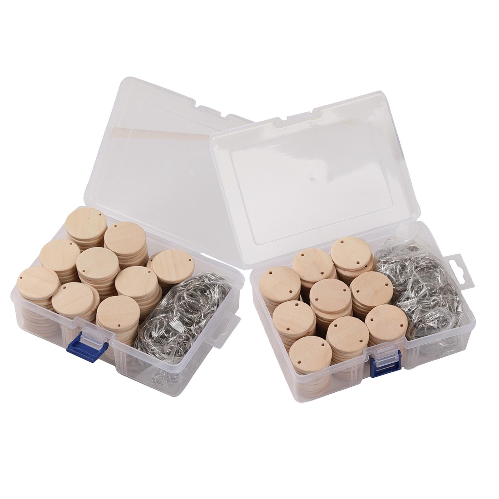 100 pièces, disques en bois po - Wood Ring Blank avis et prix