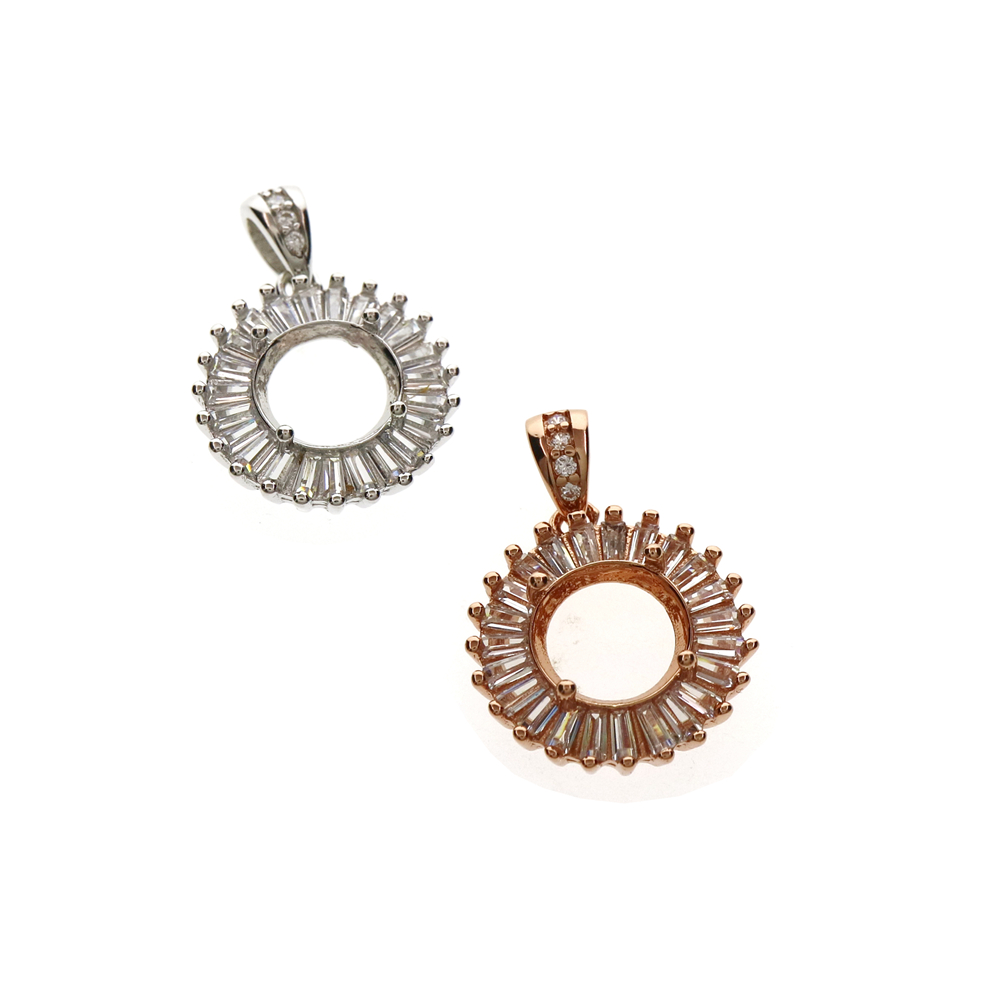 Pendentif à griffes en argent  - Bezels Set Pendant avis et prix